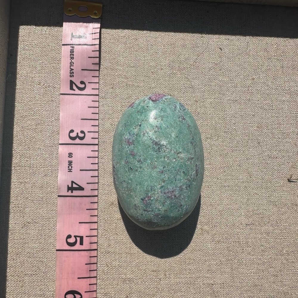 Ruby in Fuchsite Palmstone